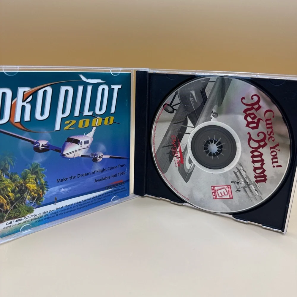 Curse You! Red Baron (PC CD-ROM, 1999, Dynamix)  Computer Game m